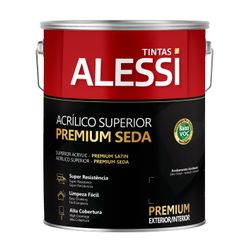 Tinta Acrílica Alessi Premium Superior Super Seda Branco 3,6L - FITZTINTAS