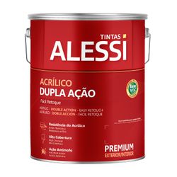 Alessi Acrilico Premium Fosco Dupla Acao Branco 3,6L - FITZTINTAS