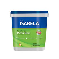 Tinta Acrílica Fosca Isabela Pinta Bem Branco 3,6L - FITZTINTAS