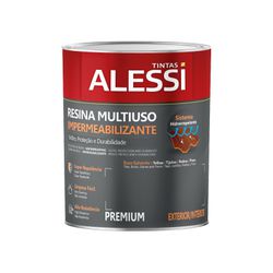 Alessi Resina Acril Prem Multiuso Base Solvente Incolor 900ML - FITZTINTAS