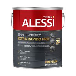 Alessi Esm Extra Rapido Premium Fosco Grafite Escuro 3,6L - FITZTINTAS