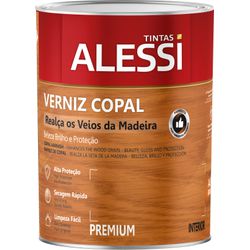 Alessi Verniz Copal Premium Alto Brilho 900ML - FITZTINTAS