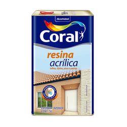 Resina Acrílica Coral Alto Brilho 5L - FITZTINTAS