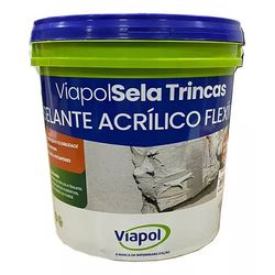 Selante Acrílico Flexível Viapol Sela Trincas 5KG - FITZTINTAS