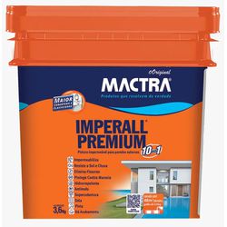 Tinta Impermeabilizante Mactra Imperrall Premium 10 em 1 Branco 3,6KG - FITZTINTAS