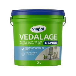 Manta Líquida Viapol Vedalage Rápido 3L - FITZTINTAS