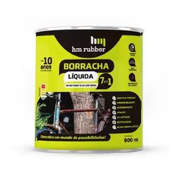 Borracha Líquida Hm Rubber 7 em 1 Branco 900ML - FITZTINTAS