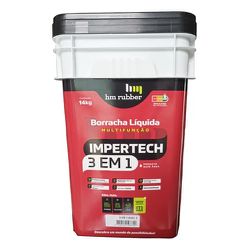 Borracha Líquida Hm Rubber Impertech 3 em 1 Branco (Base A) 14KG - FITZTINTAS