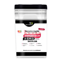 Borracha LÍquida Hm Rubber Impertech 3 em 1 Incolor 14KG - FITZTINTAS