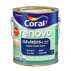 Coral Epóxi Renova Azulejos Brilhante Branco 3,6L - FITZTINTAS