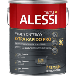 Alessi Esm Extra Rapido Premium Fosco Grafite Escuro 3,6L - FITZTINTAS