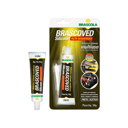 Slicone Preto Alta Temperatura 50GR - FITZTINTAS