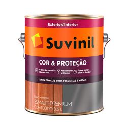 Suvinil Esmalte Cor E Protecao Branco Acetinado 3,6L - FITZTINTAS
