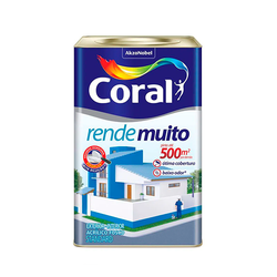 Tinta Acrílica Coral Rende Muito Branco 18L - FITZTINTAS