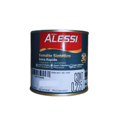 Alessi Esmalte Extra Rápido Premium Brilhante Preto 225ml - FITZTINTAS