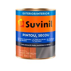 Suvinil Esmalte Brilhante Pintou Secou 900ML - FITZTINTAS
