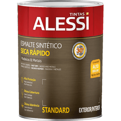 Tinta Esmalte Sintético Brilhante Standard Alessi Branco 900... - FITZTINTAS