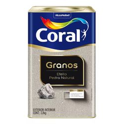 Coral Granos Efeito Pedra Natural 22KG - FITZTINTAS
