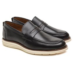 Sapato Social Masculino Loafer Five Days Em Couro ... - Five Days 