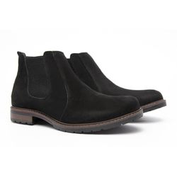 Bota Botina Casual Masculina Five Days Em Couro Le... - Five Days 