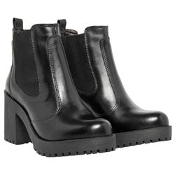 Bota Feminina Chelsea Five Days Tratorada Em Couro... - Five Days 