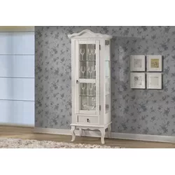 Cristaleira Paris 1,79 x 41 x 60 - Madeira Maciça ... - Flavio Comercio de Moveis de Gramado Ltda