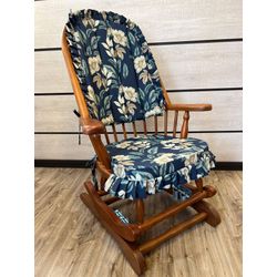 Cadeira De Balanço Florescer Azul 1,18/40 X 64 X 5... - Flavio Comercio de Moveis de Gramado Ltda