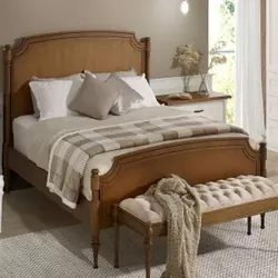 Cama Capersmidt Com Banco - Madeira Maciça - CCL M... - Flavio Comercio de Moveis de Gramado Ltda