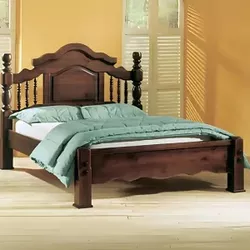 Cama de Casal Tradicional Peseira Baixa - Domus Mó... - Flavio Comercio de Moveis de Gramado Ltda