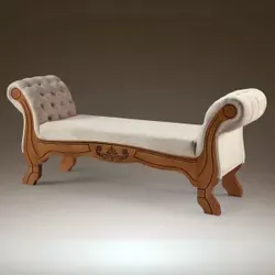 Recamier Magnific 1,78 x 50 x 78 - Madeira Maciça ... - Flavio Comercio de Moveis de Gramado Ltda