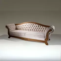 Sofá Magnific 2,58 x 70 x 93 - Madeira Maciça - Cc... - Flavio Comercio de Moveis de Gramado Ltda