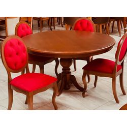 Sala de Jantar Meridional - Madeira Maciça - Móvei... - Flavio Comercio de Moveis de Gramado Ltda