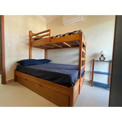 Cama de Casal Com Beliche - Madeira Maciça - Móvei... - Flavio Comercio de Moveis de Gramado Ltda