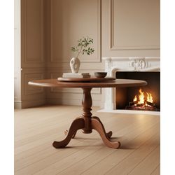 Mesa Redonda Petropolis - Móveis de Gramado - FM08... - Flavio Comercio de Moveis de Gramado Ltda