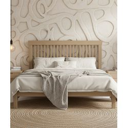 Cama de Casal Dallas - Madeira Maciça - Móveis de ... - Flavio Comercio de Moveis de Gramado Ltda