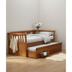 Bicama Com Gavetas Estilo - Madeira Maciça - Móvei... - Flavio Comercio de Moveis de Gramado Ltda