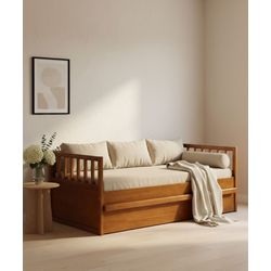 Bicama Sem Gavetas Econômica 1,90 x 80 - Madeira M... - Flavio Comercio de Moveis de Gramado Ltda