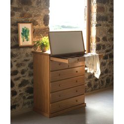 Cômoda Mariante Com Porta Jóia 1,00 x 55 x 1,20 - ... - Flavio Comercio de Moveis de Gramado Ltda