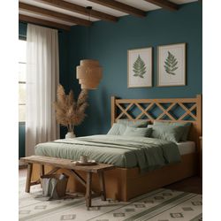 Cama Trevisol - (04 Gavetão) - Madeira Maciça - Mó... - Flavio Comercio de Moveis de Gramado Ltda