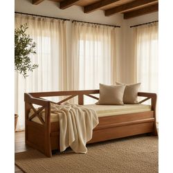 Bicama Sem Gavetas Texas - Madeira Maciça - Móveis... - Flavio Comercio de Moveis de Gramado Ltda