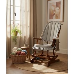 Cadeira De Balanço Linus Cinza 1,18/40 X 64 X 50 -... - Flavio Comercio de Moveis de Gramado Ltda