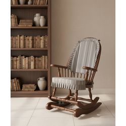 Cadeira De Balanço Alba Cinza 1,18/40 X 64 X 50 - ... - Flavio Comercio de Moveis de Gramado Ltda