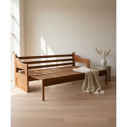 Sofá Cama Petropolis - Madeira Maciça - Móveis de ... - Flavio Comercio de Moveis de Gramado Ltda