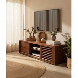 Rack Londres - Madeira Maciça - Móveis de Gramado ... - Flavio Comercio de Moveis de Gramado Ltda