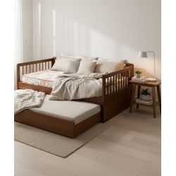 Bicama Sem Gaveta Nathália - Madeira Maciça - Móve... - Flavio Comercio de Moveis de Gramado Ltda