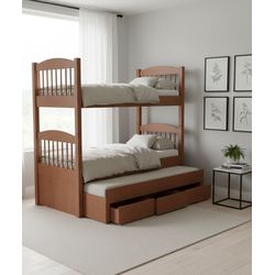 Treliche Com Gavetas Cambará - Madeira Maciça - Mó... - Flavio Comercio de Moveis de Gramado Ltda