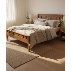 Cama Estância - Madeira Maciça - Móveis de Gramado... - Flavio Comercio de Moveis de Gramado Ltda