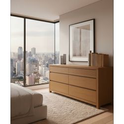 Cômoda Gramado 2,00 x 50 x 80 - Madeira Maciça - M... - Flavio Comercio de Moveis de Gramado Ltda