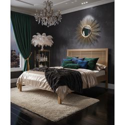 Cama de Casal Girando - Madeira Maciça - Móveis de... - Flavio Comercio de Moveis de Gramado Ltda