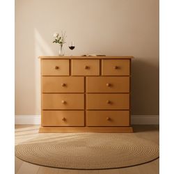 Cômoda Matana - Madeira Maciça - Móveis de Gramado... - Flavio Comercio de Moveis de Gramado Ltda